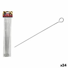 Ensemble de brochettes pour barbecue Algon Métal 25 cm 12 Pièces [24 Unités]