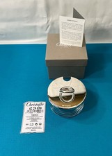 Confiturier fromagère CHRISTOFLE modèle VERTIGO par ANDRÉE PUTMAN métal argenté