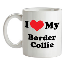 I Love Mon Border Collie Tasse