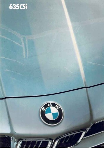 Catalogue brochure bmw 635 csi - 635,