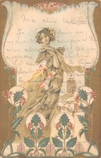 CPA ILLUSTRATEUR / ART NOUVEAU
