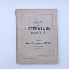 Cours de littérature
