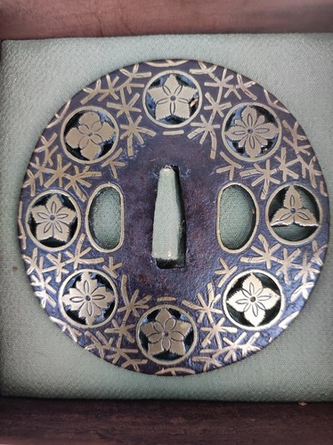 Tsuba momoyama original - tsuba,