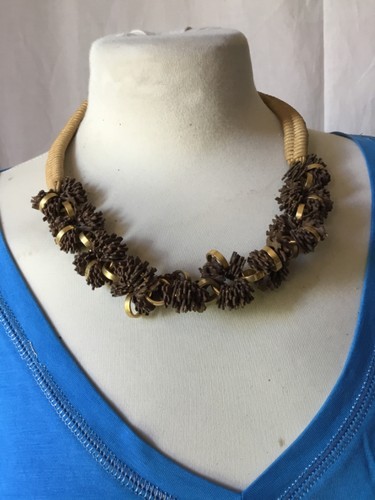 Ancien collier ethnique dianna - ethnique,