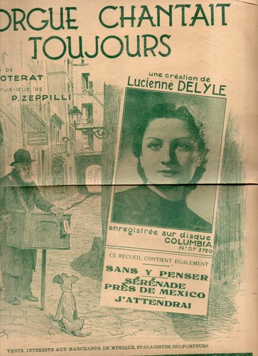 Partition 1940 titres - partition, gf