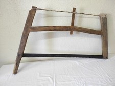 Ancienne Scie à Buches, Scie à bois manuelle coupe agressive  Lame 72cm