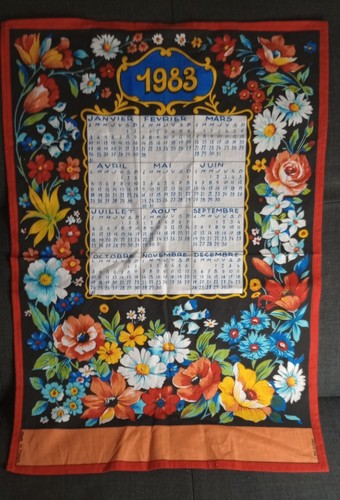 Ancien torchon 1983 tissu - ancien,