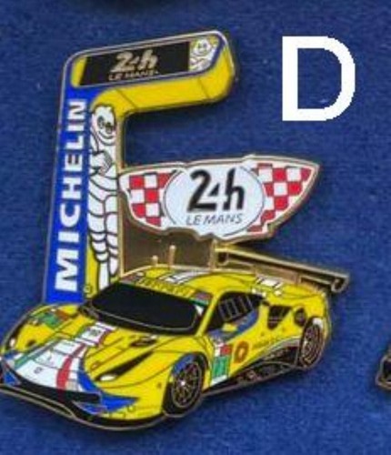 Pins pin ferrari jaune 24 - pins, pin's