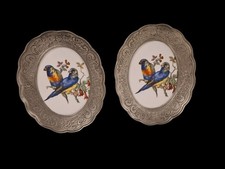 Paire cadres ovales vintage