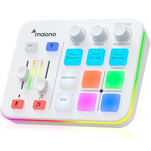 Maono gaming audio mixer - gaming,