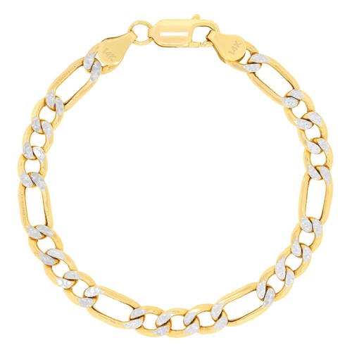 Bracelet chaîne figaro - chaîne, en
