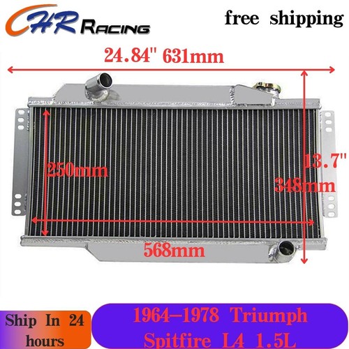 Rows aluminum radiator for - 2,