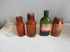 5 ANCIENNES BOUTEILLES A