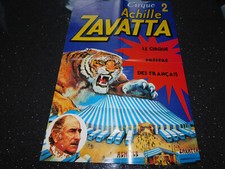Affiche cirque achille zavatta - affiche,