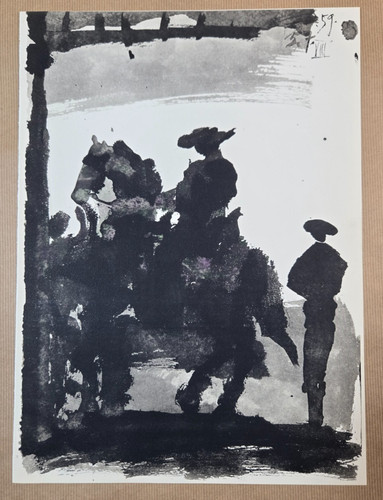 Lithographie noir blanc - et,
