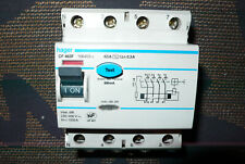 INTERRUPTEUR DIFFERENTIEL TETRAPOLAIRE 63A 300mA TYPE AC HAGER TRIPHASE +N 4POLE