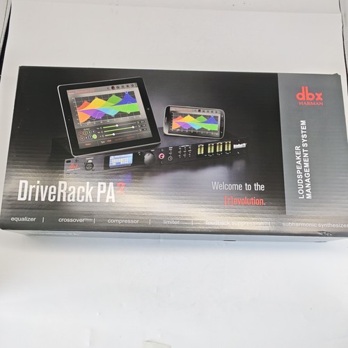 Dbx driverack pa2 complete - driverack,