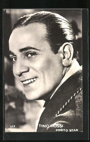 Acteur tino rossi visage - au,
