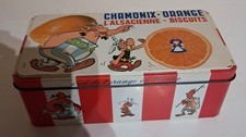 UDERZO / GOSCINNY . BOITE EN METAL BISCUITS L'ALSACIENNE ASTERIX . 1967 .