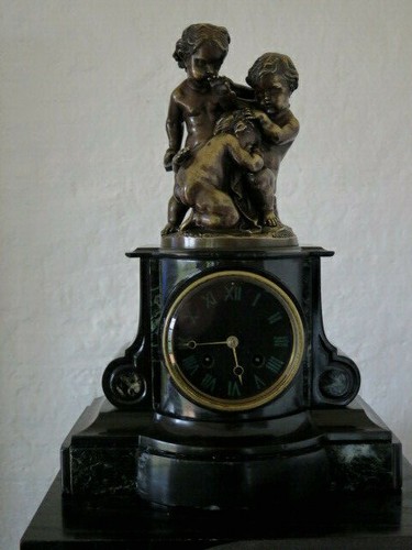 Belle pendule statue - , bronze