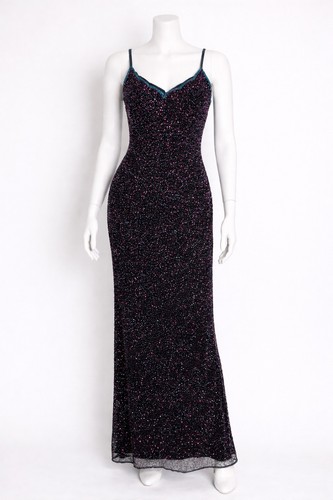 Vtg 90s papell boutique sequin - papell,