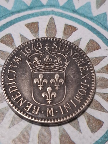 Médaille ecu france - ecu, louis
