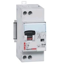 DISJONCTEUR DIFFERENTIEL 10A 30mA TYPE AC, LEGRAND C10 AMPERES Équivalent 410704