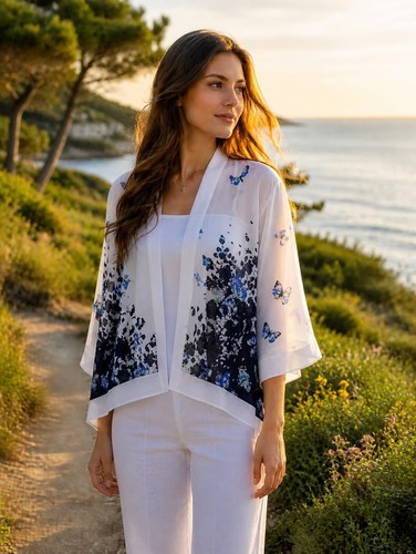 Kimono cardigan fantaisie - /cardigan,