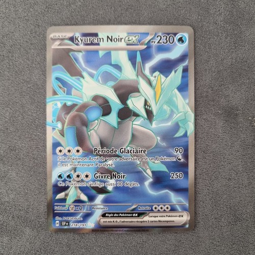 Carte pokemon kyurem - carte, noir