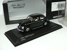 VW COCCINELLE 1200 EXPORT 1951 Noir MINICHAMPS 1:43