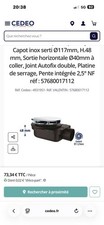 Bonde de douche ultra-plate
