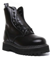 Bottines À Lacets Et À Zip
