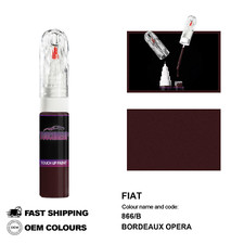 POUR FIAT BORDEAUX OPERA 866/B Kit de fixation pinceau stylo peinture retouch...