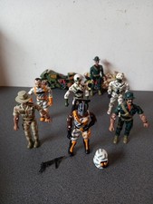 VINTAGE LOT LANARD 7 FIGURINES + 2 MOTOS 1986 À 1990 NO GI JOE LOT 2
