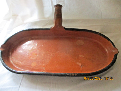 Ancien plat lèchefrite - , en