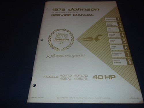 Omc johnson 1972 moteur - omc,
