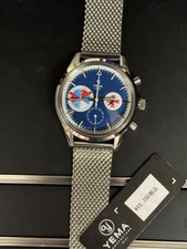 Montre chronographe YEMA YMHF1583-GM Yachting Rough Mecha-Quartz neuve du Japon