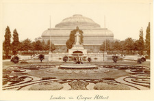 Angleterre, Londres, Royal Albert hall  Vintage albumen print,  Tirage albumin