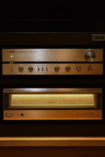 Amplificateur de puissance Denon PRA-1000 Pre Amp & Technics SE-A1010 vintage...