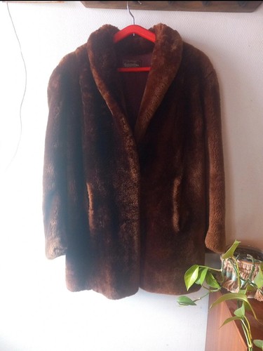 Manteau vintage fourrure - vintage,