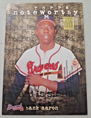 2001 topps noteworthy hank - 2001,