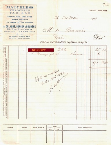 1921 delaune berger - delaune,