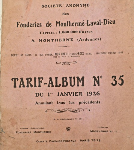 Catalogue 1926 fonderies - catalogue,