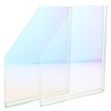  1 paire de protections d'angle de douche, pare-éclaboussures en acrylique