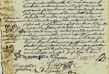 1771 Testament MELIGNE MONGIN