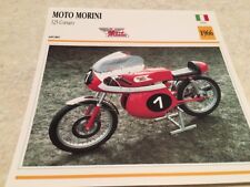 Carte moto Moto Morini 125 Corsaro 1966 collection Atlas Italie