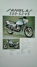 Prospectus Catalogue Brochure Moto SANGLAS 500