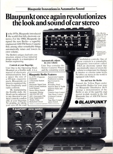 1980 blaupunkt the berlin tape - berlin,
