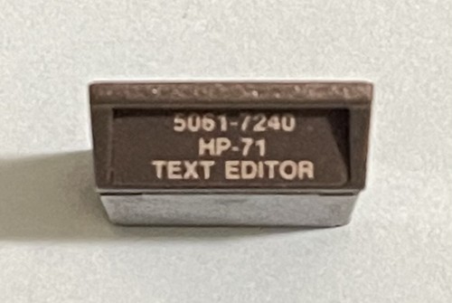 Text editor module for - text, 71b
