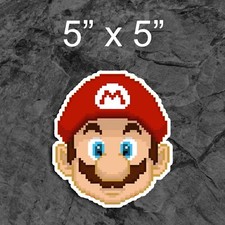 Pixel Mario Bros Sticker
